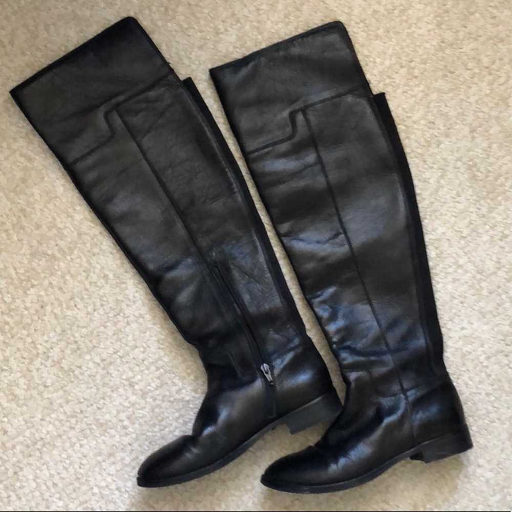ALDO Black Knee High Flat Boots